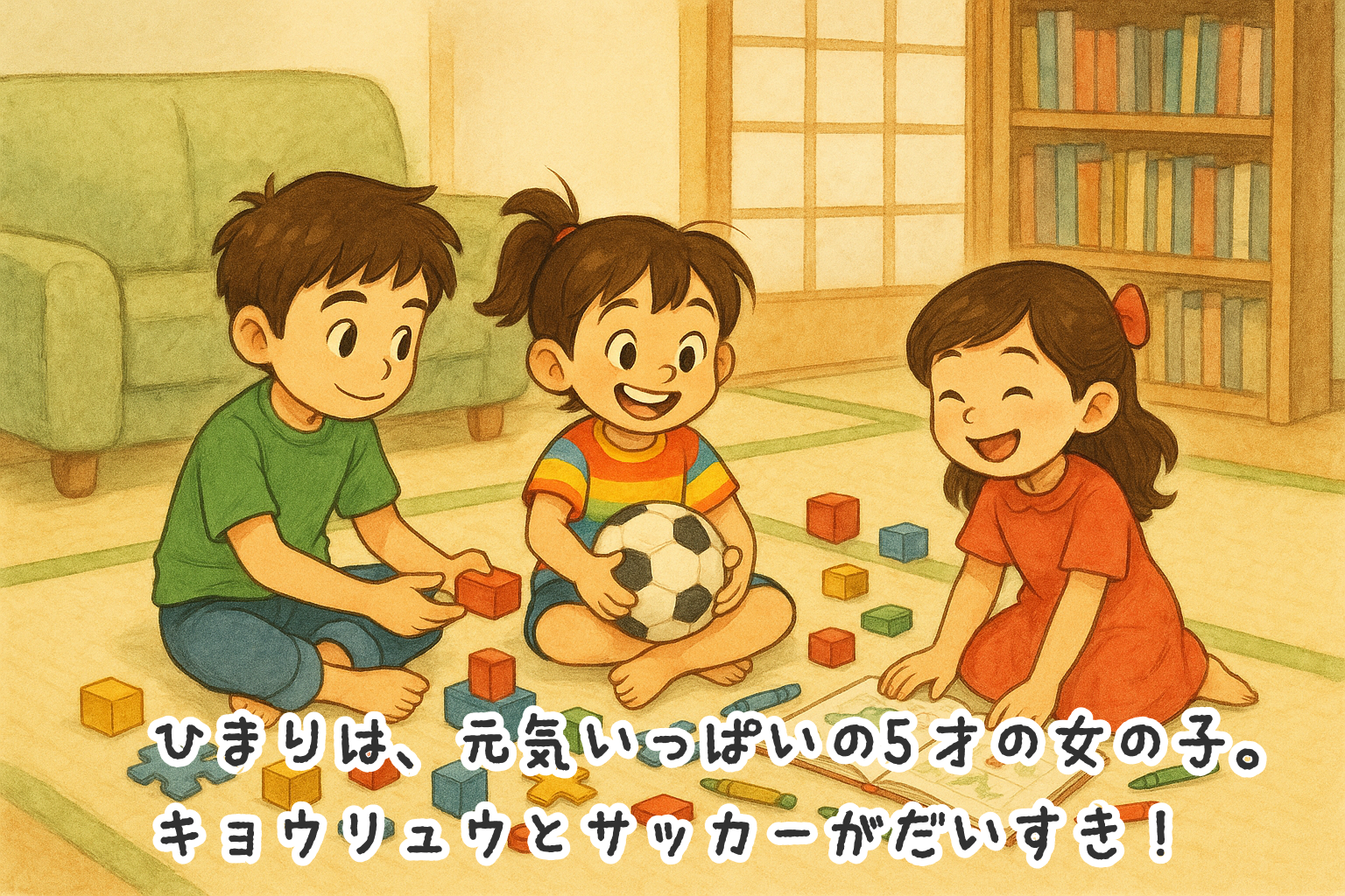 ひまちゃんの絵本の表紙